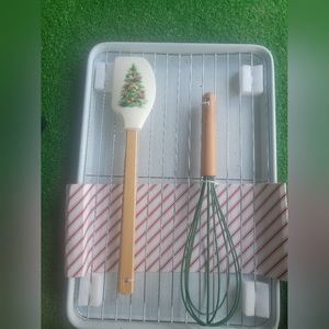 4 pc Baking Set Christmas Cookies